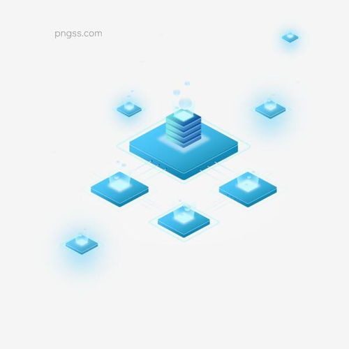 區(qū)塊鏈技術(shù)開發(fā)的盛夏圖景 卡通手繪與矢量圖標(biāo)的創(chuàng)新融合